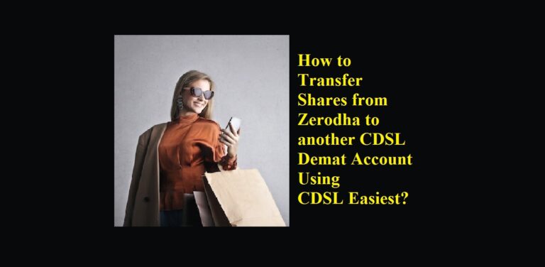 Trader reading about how to Transfer Shares from Zerodha to another CDSL Demat Account Using CDSL Easiest