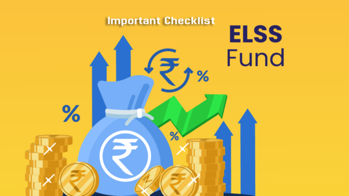 Before You Invest in ELSS funds: An Important Checklist